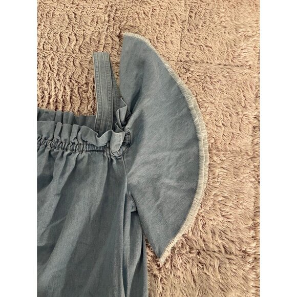 NWT , 7 For All Mankind Denim Off-Shoulder Dress WOMEN'S SIZE Small - Picture 14 of 16